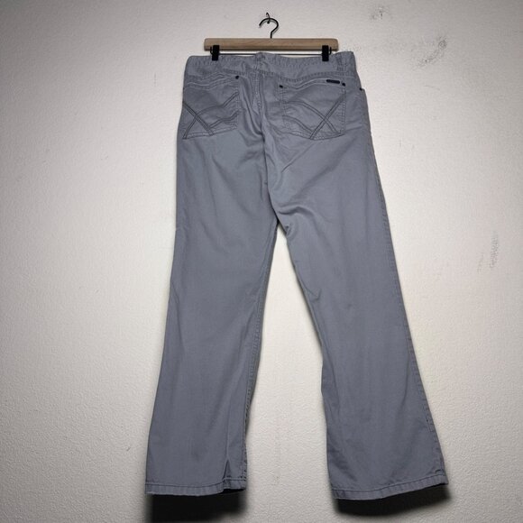 Kenneth Cole Denim Jean Pant Men 36x30 Grey Casual Minimal Prep Straight Fit - Picture 2 of 13